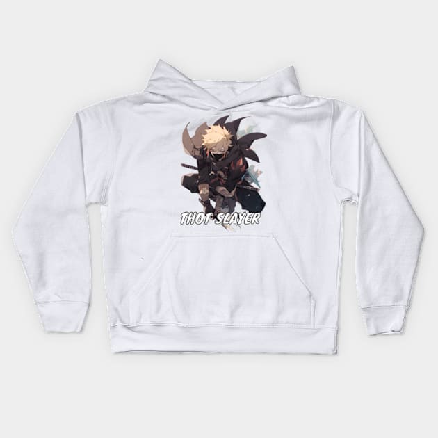 assasin thot slayer Kids Hoodie by CircuitousDream